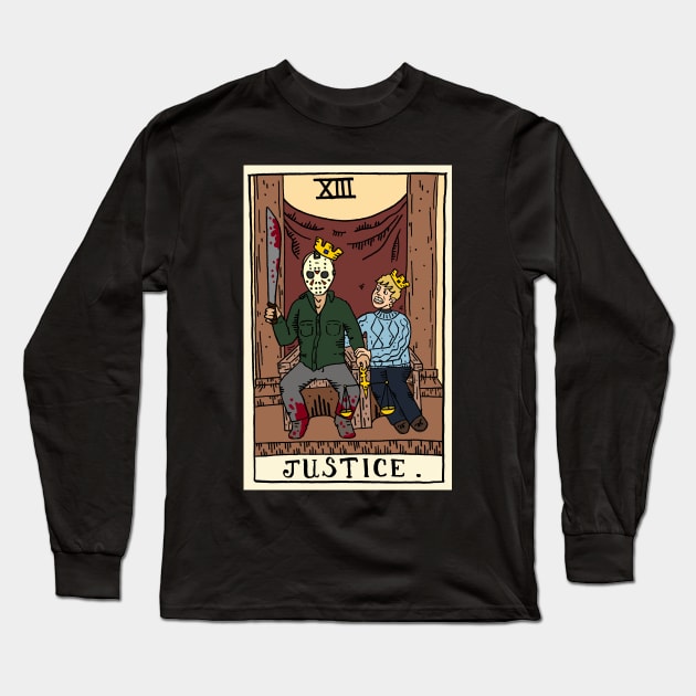 Horror Arcana - Justice Long Sleeve T-Shirt by pinxtizzle